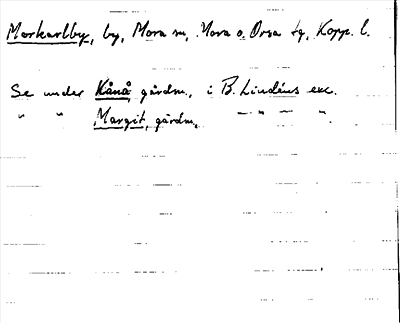 Bild på arkivkortet för arkivposten Morkarlby