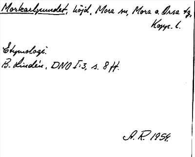 Bild på arkivkortet för arkivposten Morkarlpundet