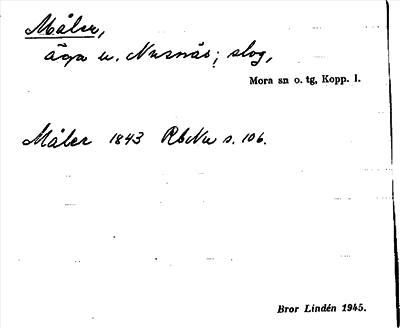 Bild på arkivkortet för arkivposten Måler