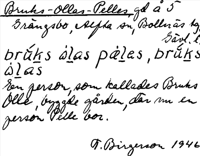 Bild på arkivkortet för arkivposten Bruks-Ollas-Pelles