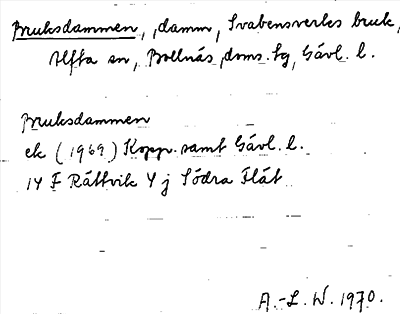 Bild på arkivkortet för arkivposten Bruksdammen