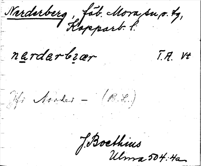 Bild på arkivkortet för arkivposten Nerderberg
