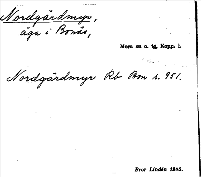 Bild på arkivkortet för arkivposten Nordgärdmyr