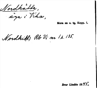 Bild på arkivkortet för arkivposten Nordkätte