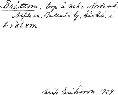 Bild på arkivkortet för arkivposten Bråttom