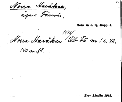 Bild på arkivkortet för arkivposten Norra Haråker