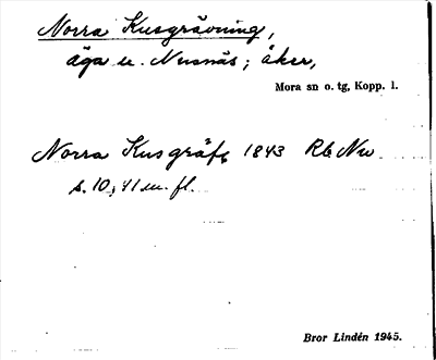 Bild på arkivkortet för arkivposten Norra Kusgrävning