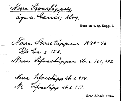 Bild på arkivkortet för arkivposten Norra Sivastäppa(n)