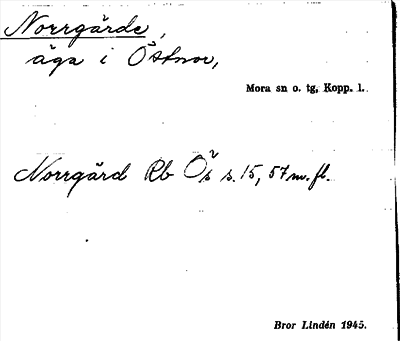 Bild på arkivkortet för arkivposten Norrgärde