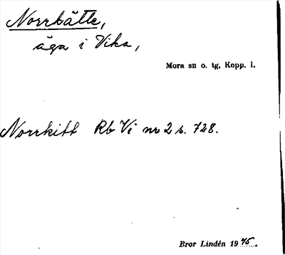 Bild på arkivkortet för arkivposten Norrkätte