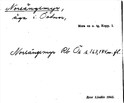 Bild på arkivkortet för arkivposten Norsängsmyr