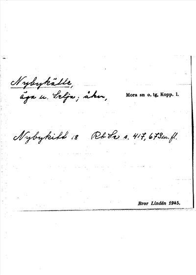 Bild på arkivkortet för arkivposten Nybykätte
