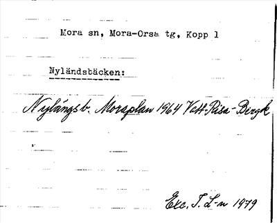 Bild på arkivkortet för arkivposten Nyländsbäcken