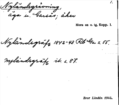 Bild på arkivkortet för arkivposten Nyländsgrävning