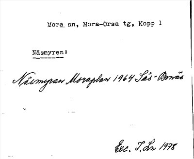 Bild på arkivkortet för arkivposten Näsmyren