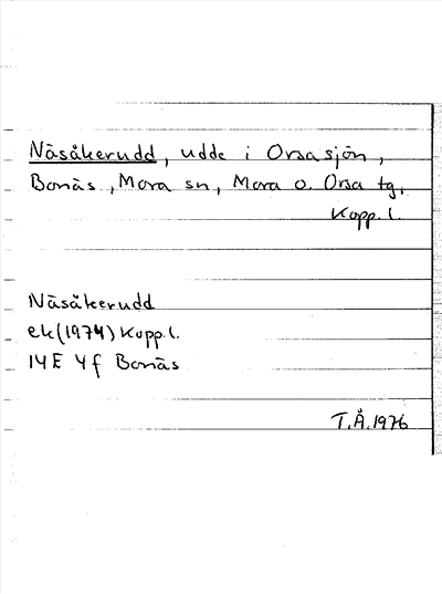Bild på arkivkortet för arkivposten Näsåkerudd