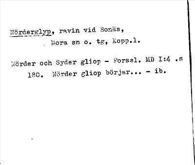 Bild på arkivkortet för arkivposten Nörderglyp