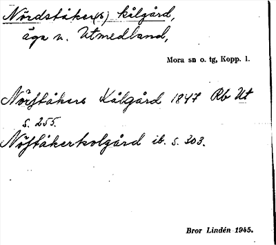 Bild på arkivkortet för arkivposten Nördståker(s) kålgård