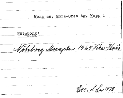 Bild på arkivkortet för arkivposten Nöteborg