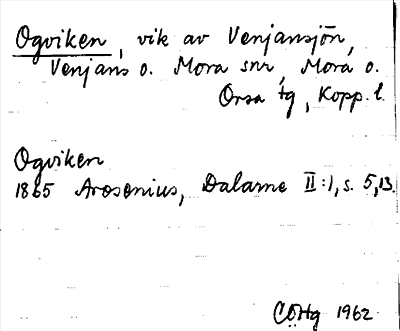 Bild på arkivkortet för arkivposten Ogviken