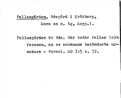 Bild på arkivkortet för arkivposten Pellasgården