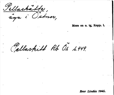 Bild på arkivkortet för arkivposten Pellaskätte