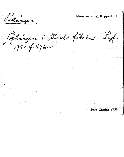 Bild på arkivkortet för arkivposten Pellängen