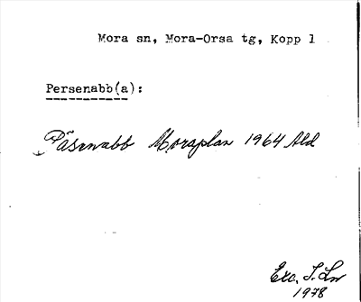 Bild på arkivkortet för arkivposten Persenabb(a)