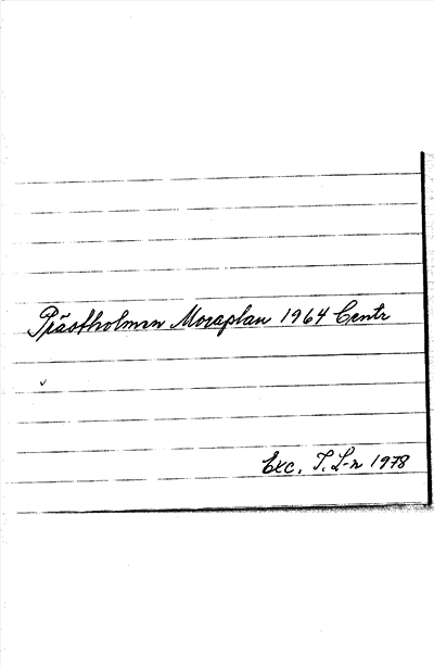 Bild på arkivkortet för arkivposten Prästholmen