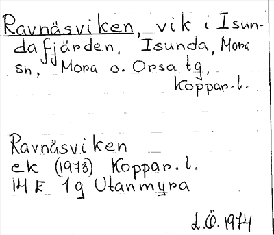 Bild på arkivkortet för arkivposten Ravnäsviken