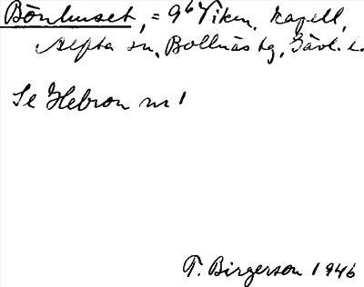 Bild på arkivkortet för arkivposten Bönhuset