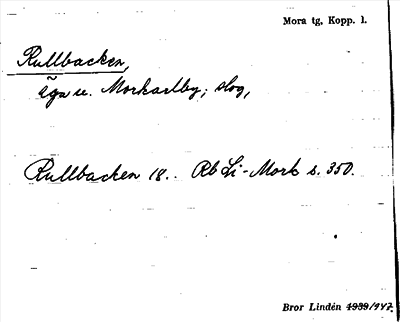 Bild på arkivkortet för arkivposten Rullbacken