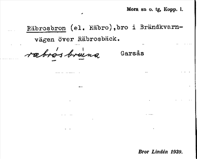 Bild på arkivkortet för arkivposten Räbrosbron