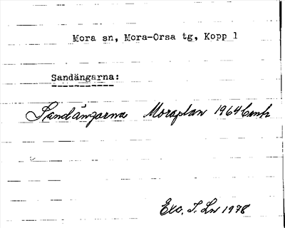 Bild på arkivkortet för arkivposten Sandängarna