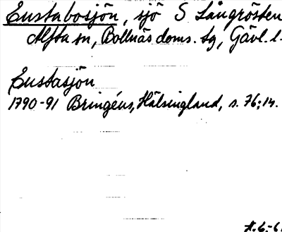Bild på arkivkortet för arkivposten Enstabosjön