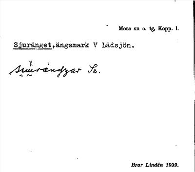 Bild på arkivkortet för arkivposten Sjuränget