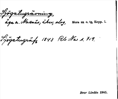 Bild på arkivkortet för arkivposten Sjögatugrävning