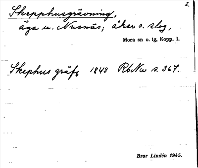 Bild på arkivkortet för arkivposten Skepphusgrävning