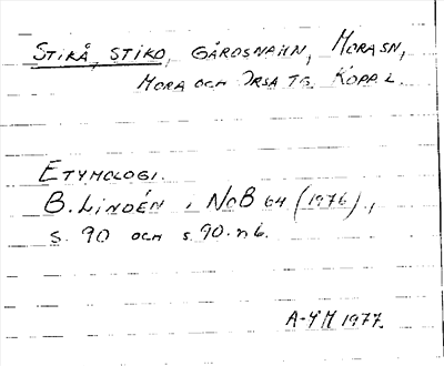 Bild på arkivkortet för arkivposten Stikå, Stiko