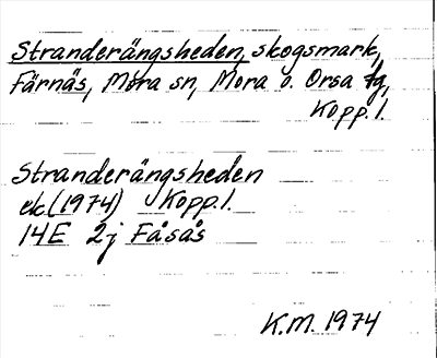 Bild på arkivkortet för arkivposten Stranderängsheden