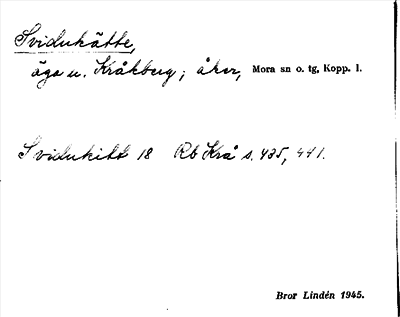 Bild på arkivkortet för arkivposten Svidukätte
