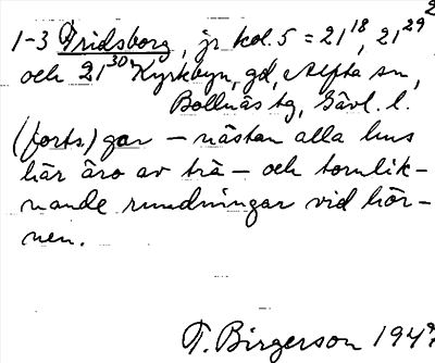 Bild på arkivkortet för arkivposten Fridsborg