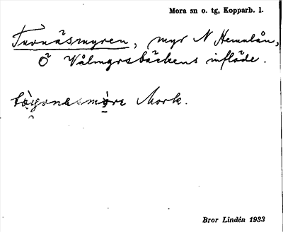 Bild på arkivkortet för arkivposten Tuvnäsmyren