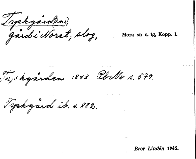 Bild på arkivkortet för arkivposten Tyskgård(en)