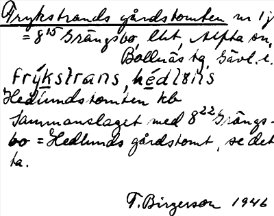 Bild på arkivkortet för arkivposten Frykstrands gårdstomten