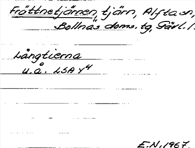 Bild på arkivkortet för arkivposten Frättnetjärnen