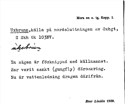 Bild på arkivkortet för arkivposten Uxbrunn