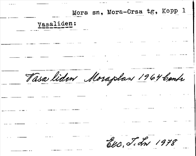Bild på arkivkortet för arkivposten Vasaliden
