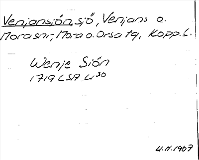 Bild på arkivkortet för arkivposten Venjansjön