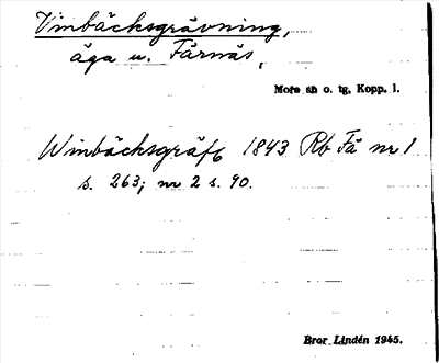 Bild på arkivkortet för arkivposten Vinbäcksgrävning